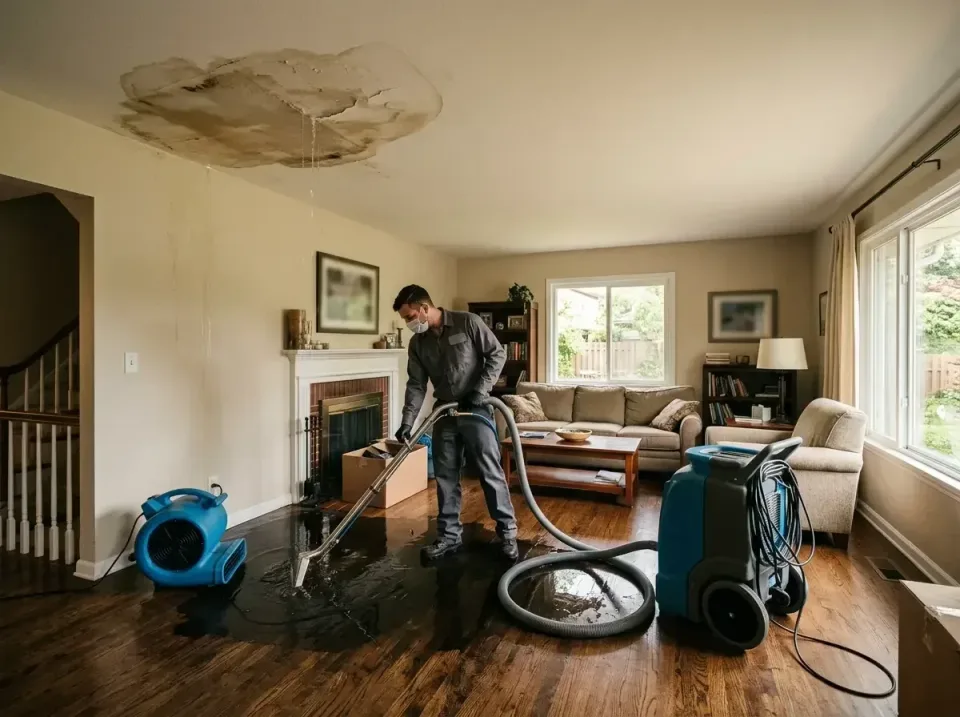 attic-pipe-burst-ceiling-drip-008 — frequently asked questions, Water Damage Restoration & Carpet Care in Woodbine, NJ